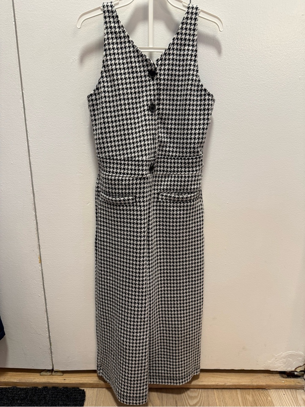 abercrombie kids Black & White Houndstooth one piece